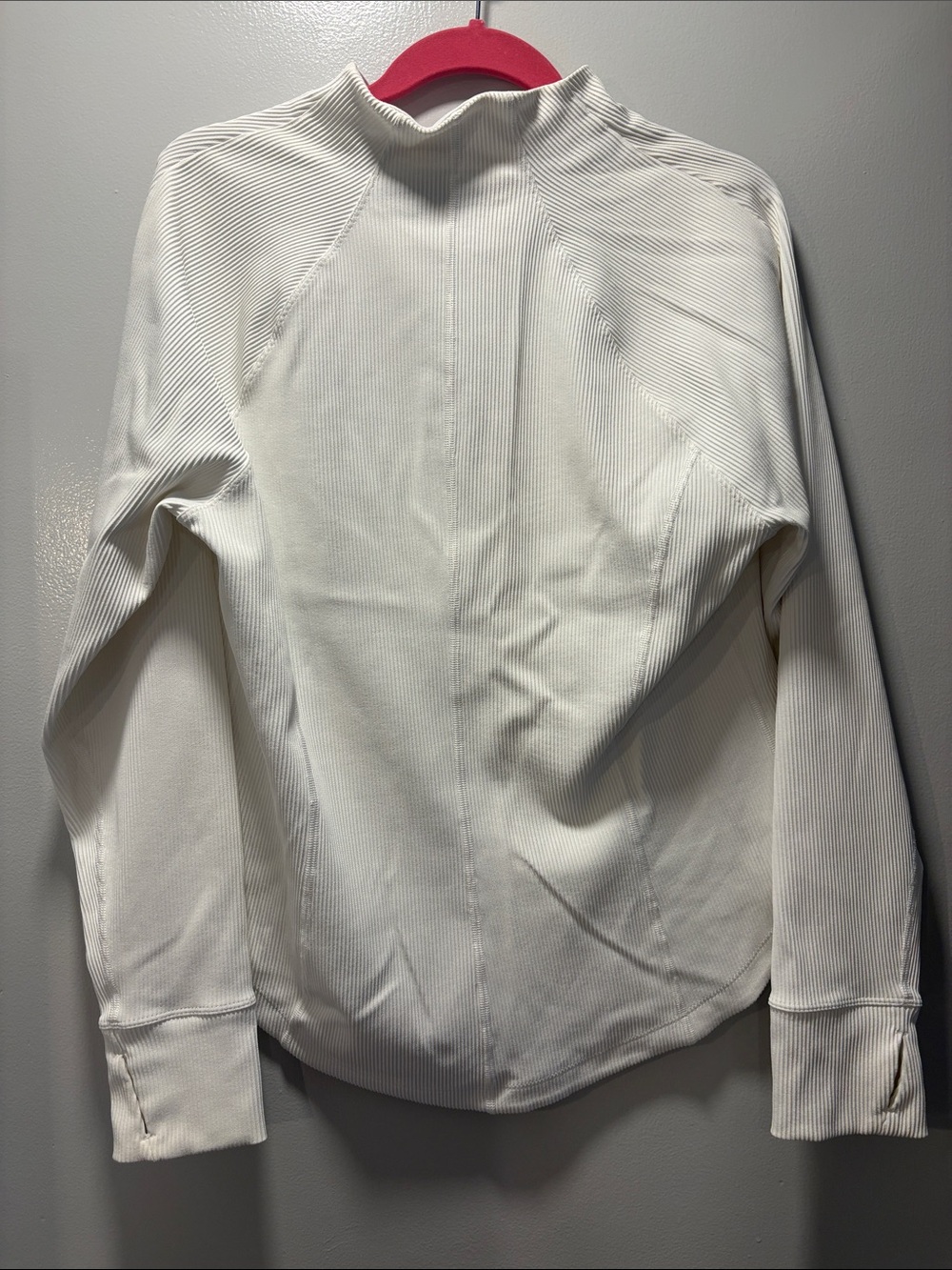 Athleta Women's White Zip-Up Jacket - Picture 5 of 6